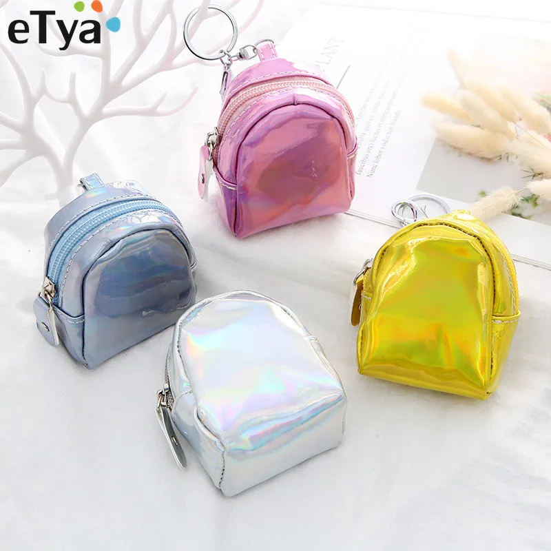 ETya женский модный кошелек для монет на молнии маленькие кошельки девочек