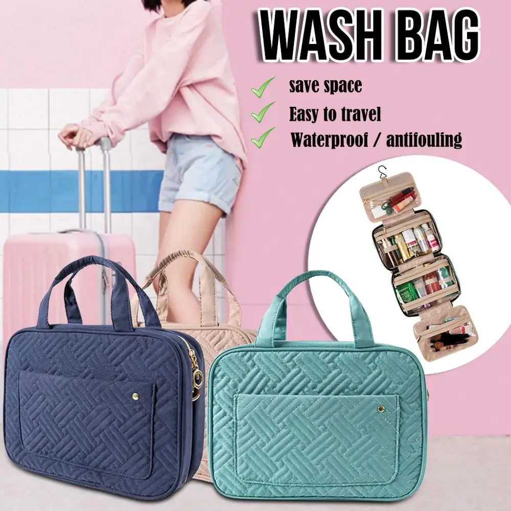 Водостойкая дорожная косметичка сумочка для макияжа чехол туалетных