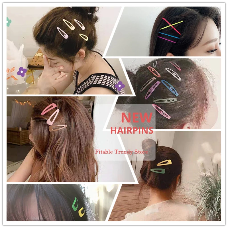 48 шт. заколки для волос женские девушек заколка Кудрявые волнистые ручки