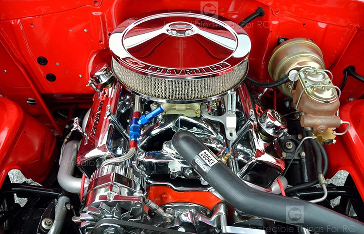 Классический V8 F82 имитация двигателя двигатель вентилятор Радиатор для 1/10 RC Гусеничный автомобиль Traxxas TRX4 SCX10 Rc4wd D90 VS4 обновление