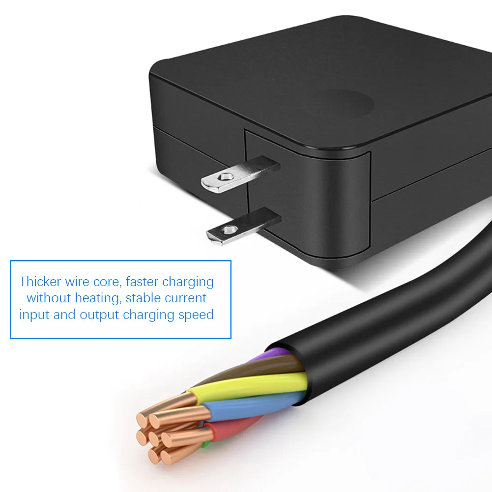 20V 2.25A ПВХ прочный DC адаптер зарядное устройство для ноутбука портативный