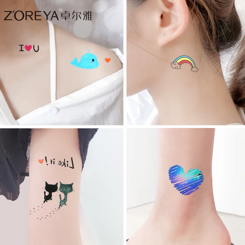 50 шт./компл. штаны с фальш-вставкой Стикеры цветочным рисунком бабочки и