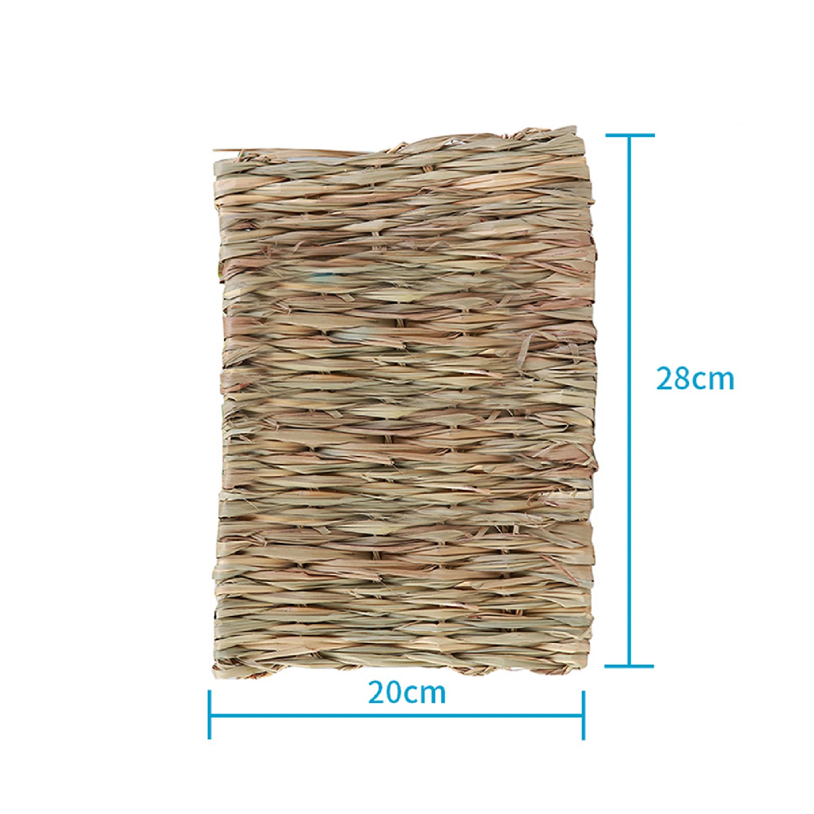 

Rabbit Straw House Natural Grass Cage Hut Pet Small Animal Grassy Nest Warm House Handmade Cage For Winter Small Animals Supply