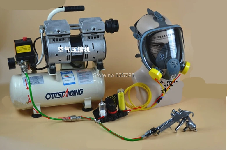 Подлинный Полный комплект для циркуляции воздуха используется маска газа 6800 7502