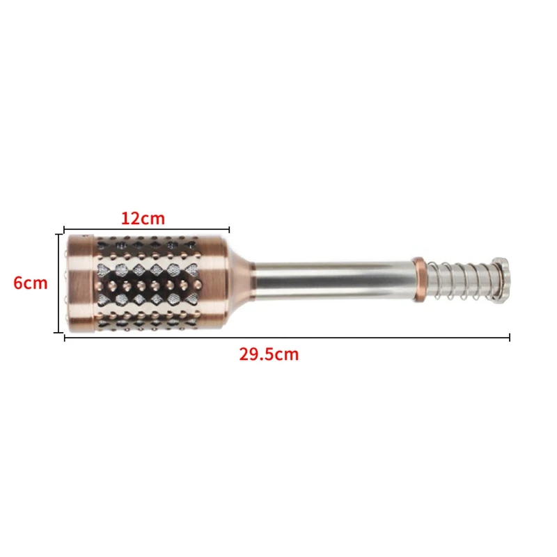 

New Brass Moxibustion Roll Set Acupuncture Therapy Copper Massage Meridian Moxa Moxibustion Roller Stick Mini Smoke Acupuncture