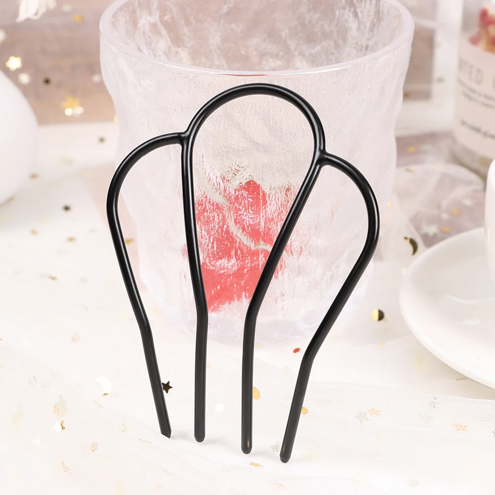 1 шт. металлический волос вилка зажим зубы заколка для расчески шпильки грязный