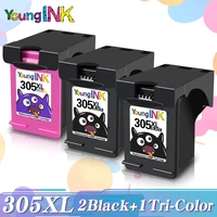 remanufactured replacement ink cartridge for hp 305 hp 305 xl 305xl youngink for hp deskjet 1210 1212 2710 2720 4110 printer