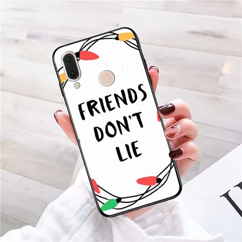 Stranger Things Friends Don't Lie For Black TPU Soft Phone Case  For Redmi note 8 8Pro 8T 6pro Redmi 8 7A 6A Xiaomi mi 8 9