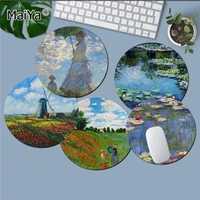 maiya top quality claude monet art anti slip durable silicone computermats gaming mousepad rug for pc laptop notebook