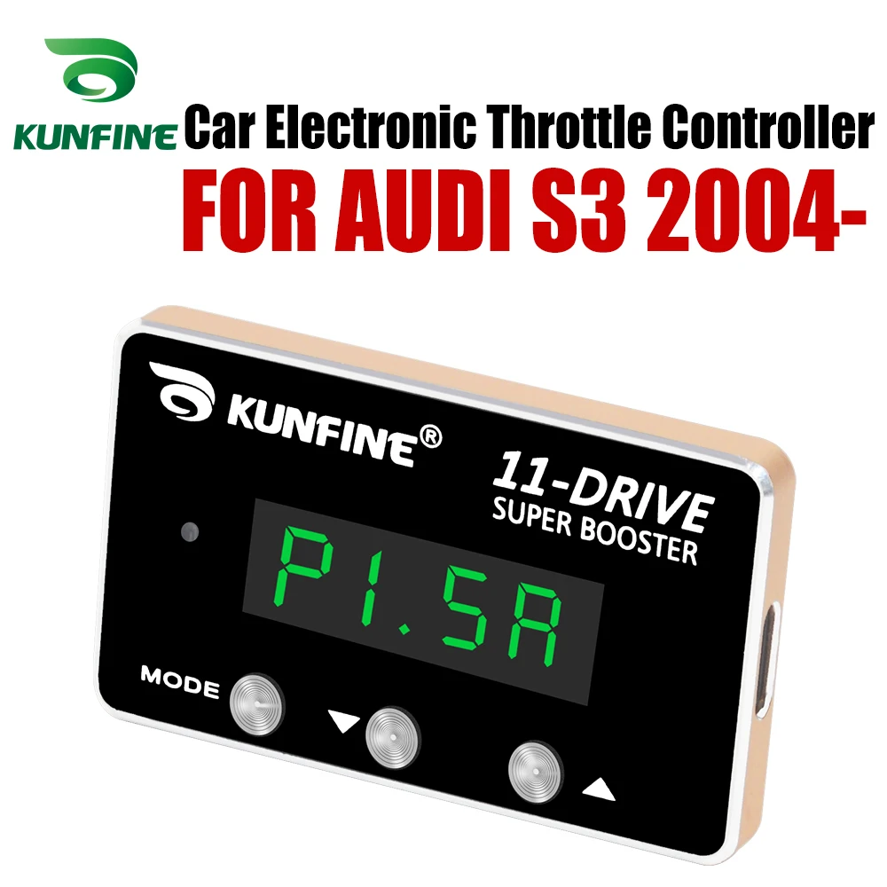 

KUNFINE Car Electronic Throttle Controller Racing Accelerator Potent Booster For AUDI S3 -2004 Before Tuning Parts Accessory