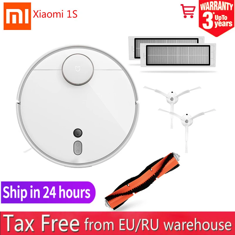 Робот-пылесос Xiao mi 1s mi, аспиратор, умная планируемая очистка, Odkurzacz LDS AI, визуальное изображение, навигация, Европейский запас