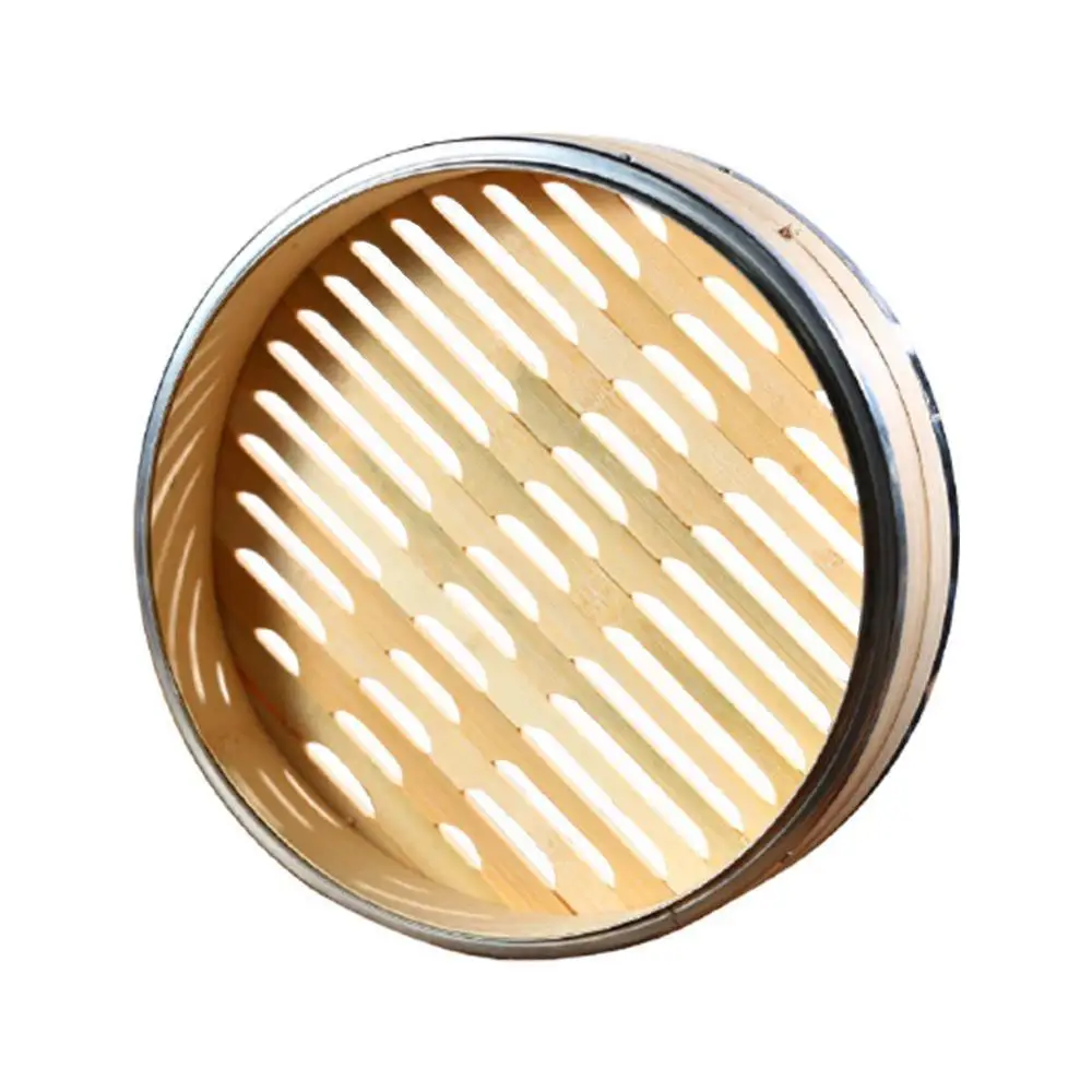 

Cage with Cover Cooking Bamboo Steamer Fish Rice Snack Cooking steamer Basket steam Kitchen Tools Set pot dumpling T3U3