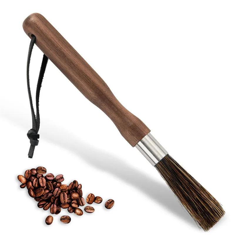 Щетка для чистки Кофемолки с натуральной щетиной шнур кофемашины щетка
