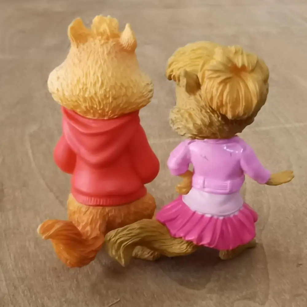 Фигурки Элвин и чипмункс набор из 2 моделей фигурки британи детские игрушки для