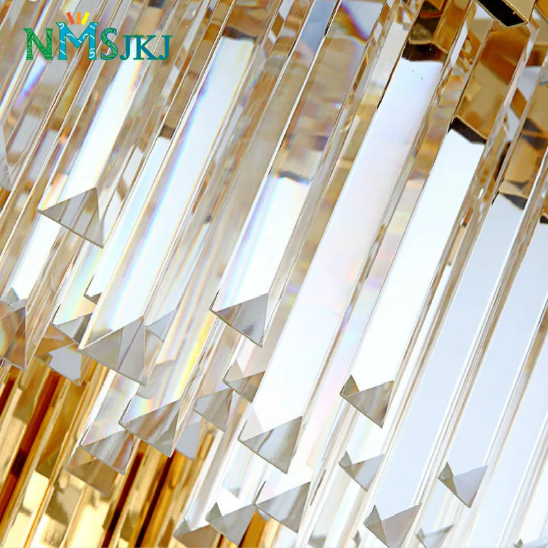 Новая роскошная хрустальная люстра современная лампа для гостиной/столовой