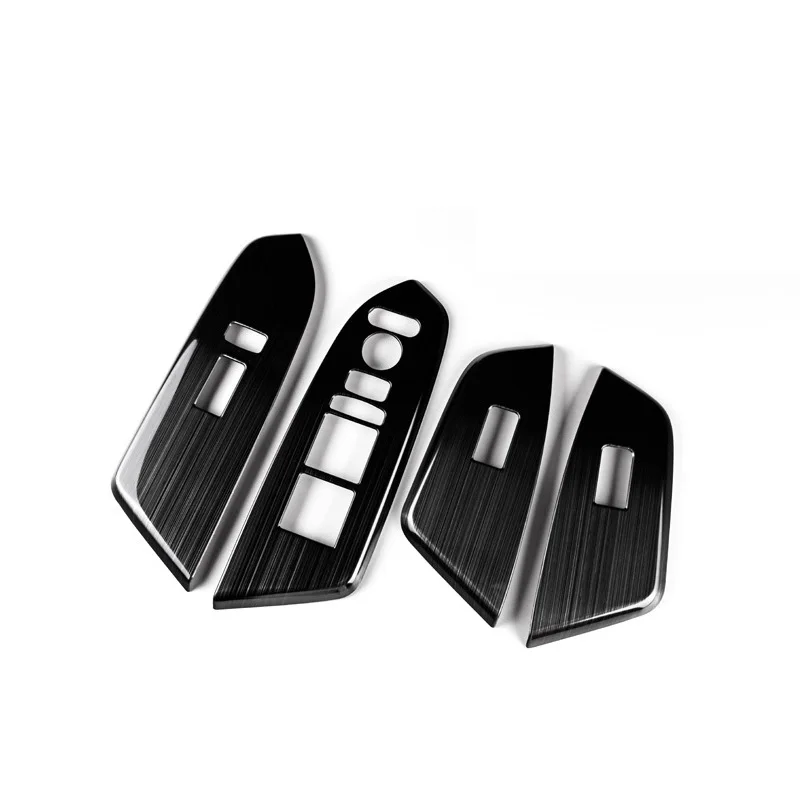

ABS Black Car Interior Window Control Panel Sticker Cover Styling Moulding Trim for Honda CRV 2017 2018 2019 2020