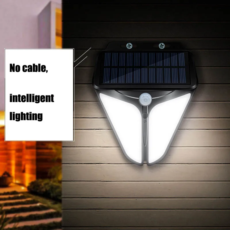 LED street lights Solar lamp Outdoor Lighting white Waterproof Motion Sensor Light Wall Rode yard | Освещение