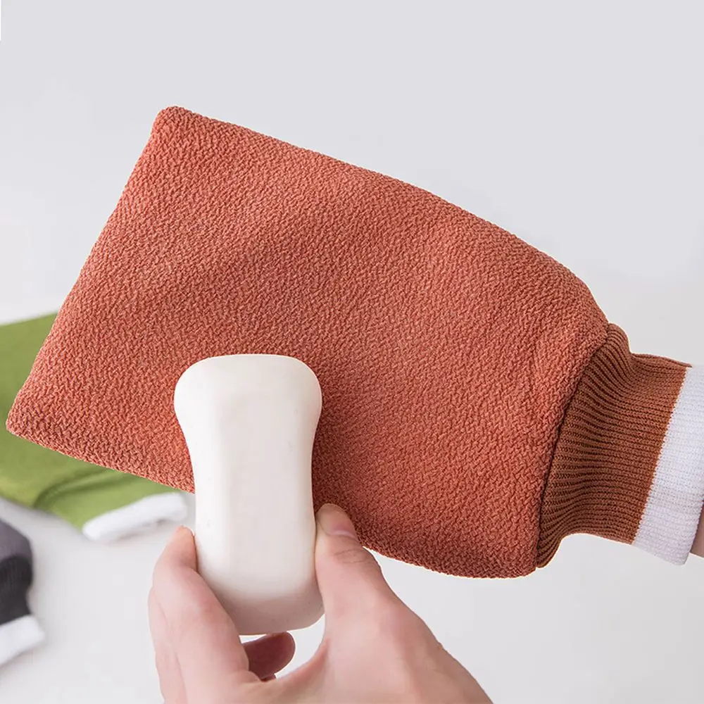 Скруббер для душа перчатки ванны моющаяся ткань спа полотенце взрослых моющее