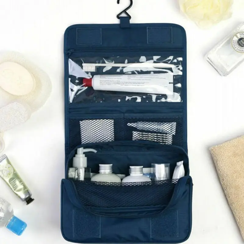 2020 Hot Sale 5Color Hanging Toiletries Bag Makeup Travel Cosmetics Men's Women's Fnishing Shaving Storage | Дом и сад