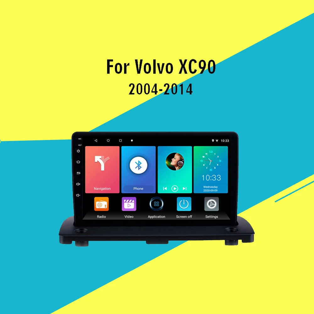 Для Volvo XC90 2004 2014 2 Din Android Авторадио головное устройство Автомобильный