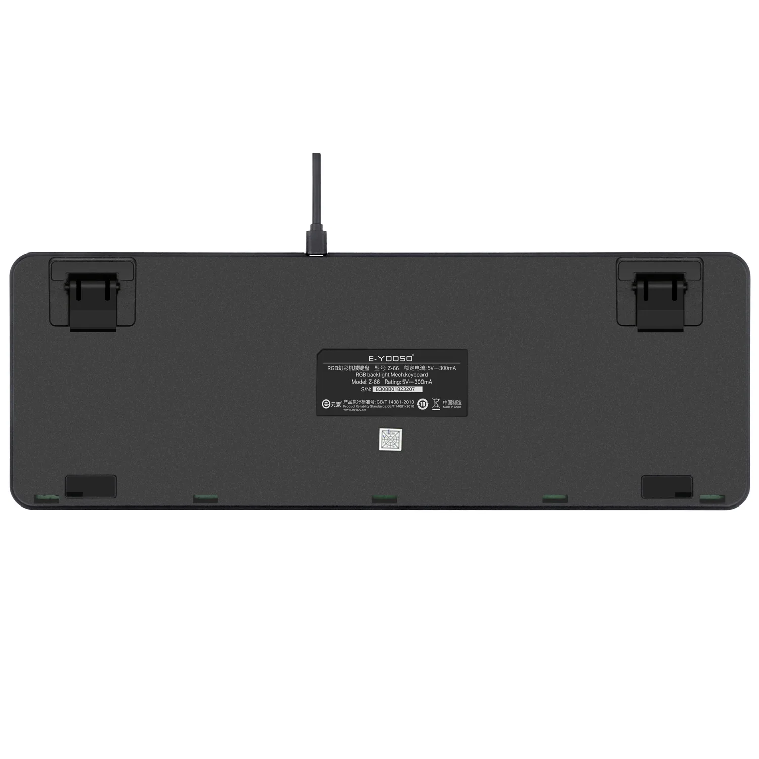 huo ji e yooso z 66 low profile tkl mechanical keyboard linear red switch rgb led backlit 87 keys anti ghosting wired keyboard free global shipping