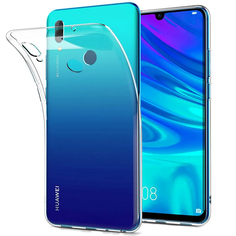 Силиконовые чехлы для телефонов Huawei Y7 Pro 2019, мягкие прозрачные чехлы из ТПУ на заднюю панель Y7Pro2019 Enjoy 9 Enjoy9