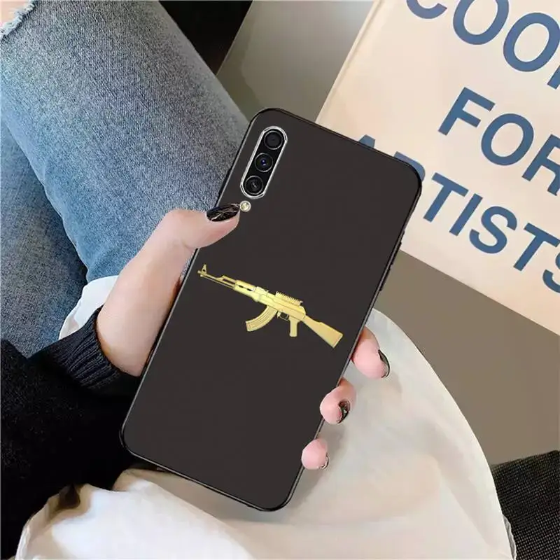 

Ak47 gun painting funda cover coque Phone Case For Samsung galaxy S 9 10 20 A 10 21 30 31 40 50 51 71 s note 20 j 4 2018 plus