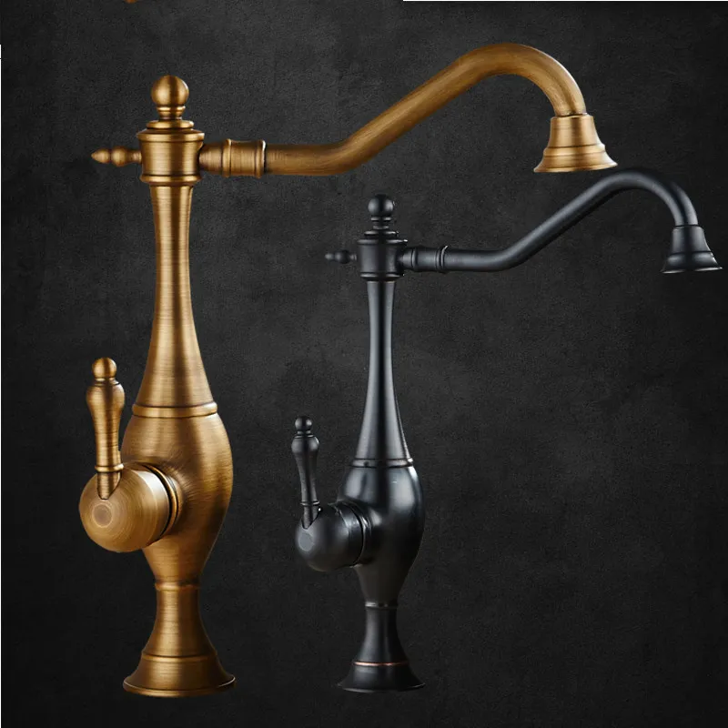 Смесители для кухни полностью медный хромированный смеситель Европейского типа