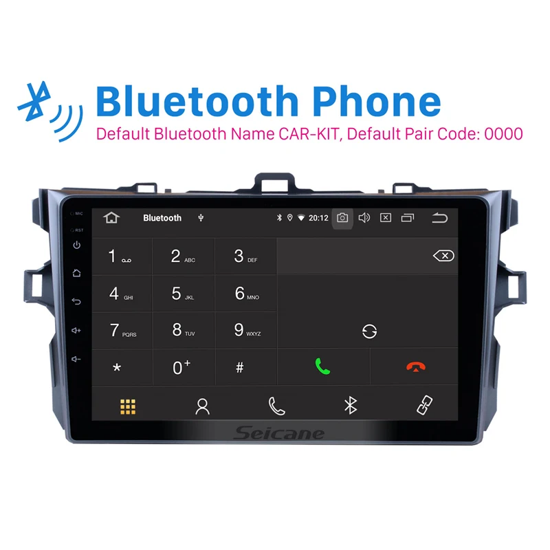 Seicane " Android 9,0 ram 4 Гб ips Автомобильный gps для 2006-2009 2010 2011 Toyota COROLLA мультимедийный плеер радио встроенный carplay RDS
