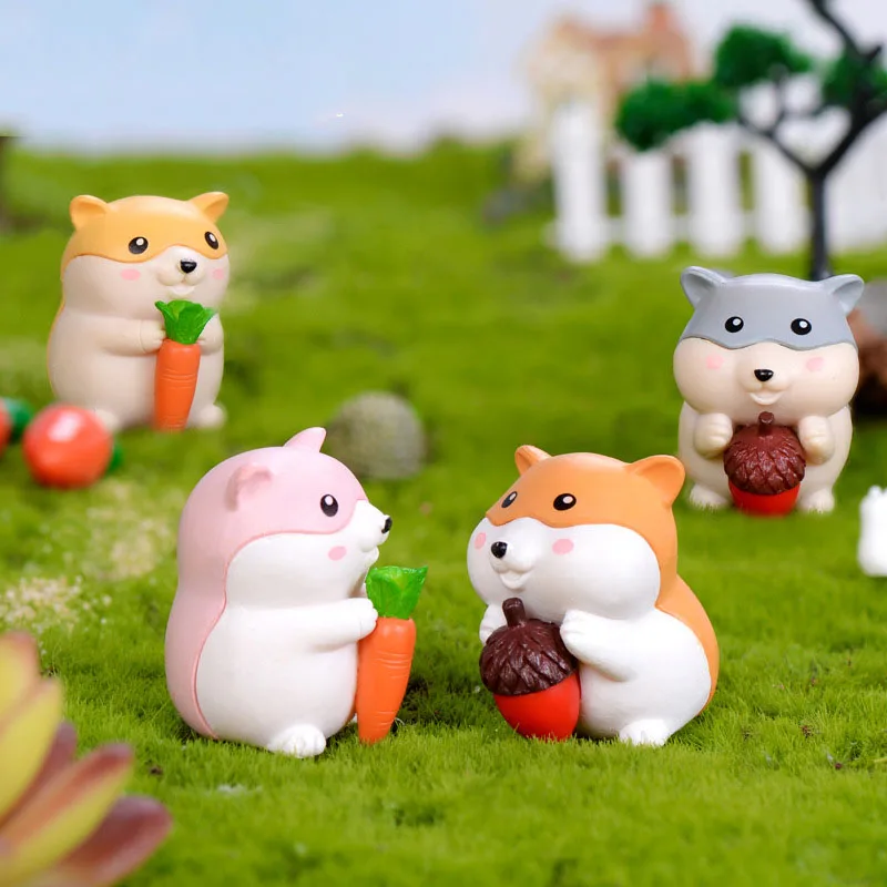 2020 Home Decoration Accessories Carrot Totoro Fairy Garden Miniatures House Office Desk Decor Mini Animals Christmas Gift | Дом и сад