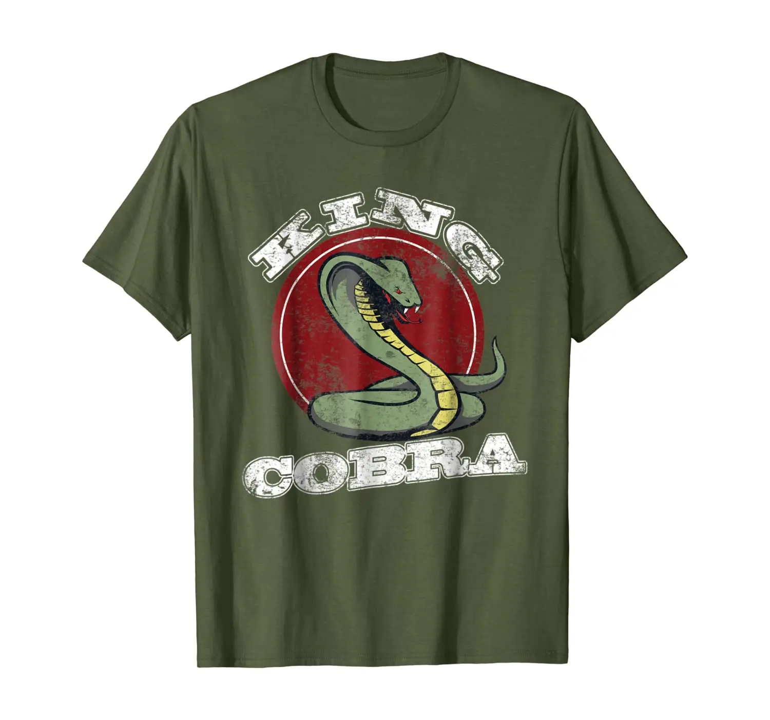 

Рубашка King Cobra для мальчиков, девочек, мужчин, женщин, мужчин, винтажная змея