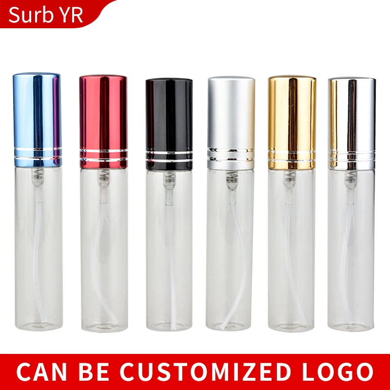 Оптовая продажа 100 шт./лот 10 мл Портативный красочные Стекло флакон духов с пустой