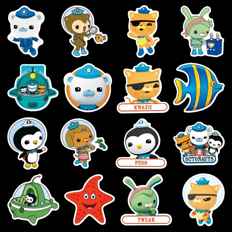 50 шт./компл. Octonauts водостойкая наклейка сделай сам для ноутбука