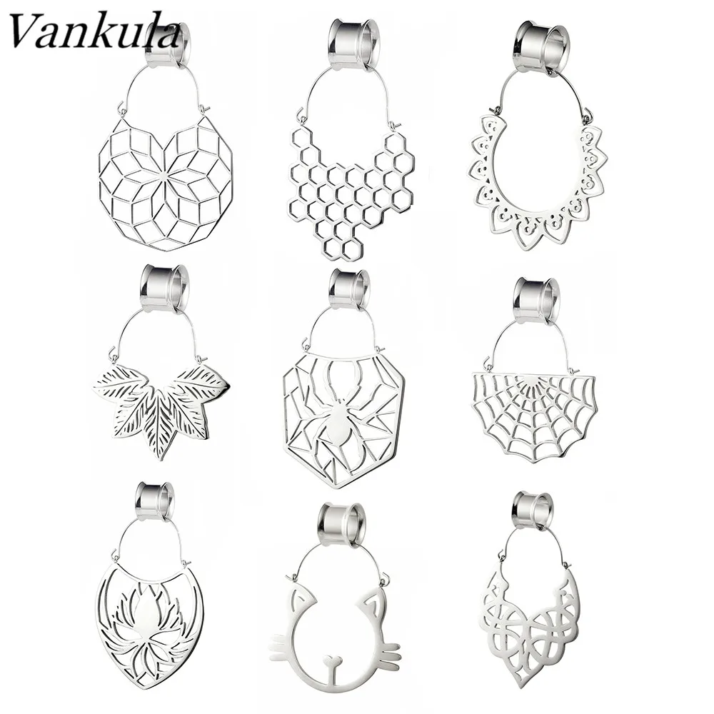 Vankula Новые поступления Висячие ушные пробки ювелирные изделия для пирсинга 100%