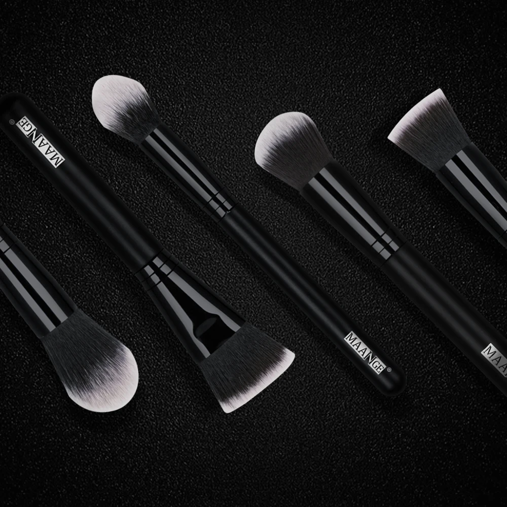 MAANGE Профессиональные кисти для макияжа из натуральных волос набор кистей