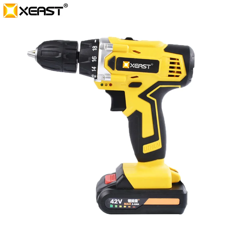 XEAST дополнительная литий ионная аккумуляторная электрическая дрель с отверстием