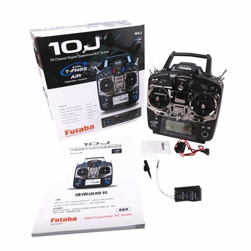 Futaba T10J 2.4GHz T-Fhss AIR System Remote Control With R3008SB Receiver For Rc Planes / Helicopter Parts on - Пульт дистанционного управления Futaba T10J 2.4GHz T-Fhss AIR System с приемником R3008SB для запчастей Rc Planes / Helicopter.