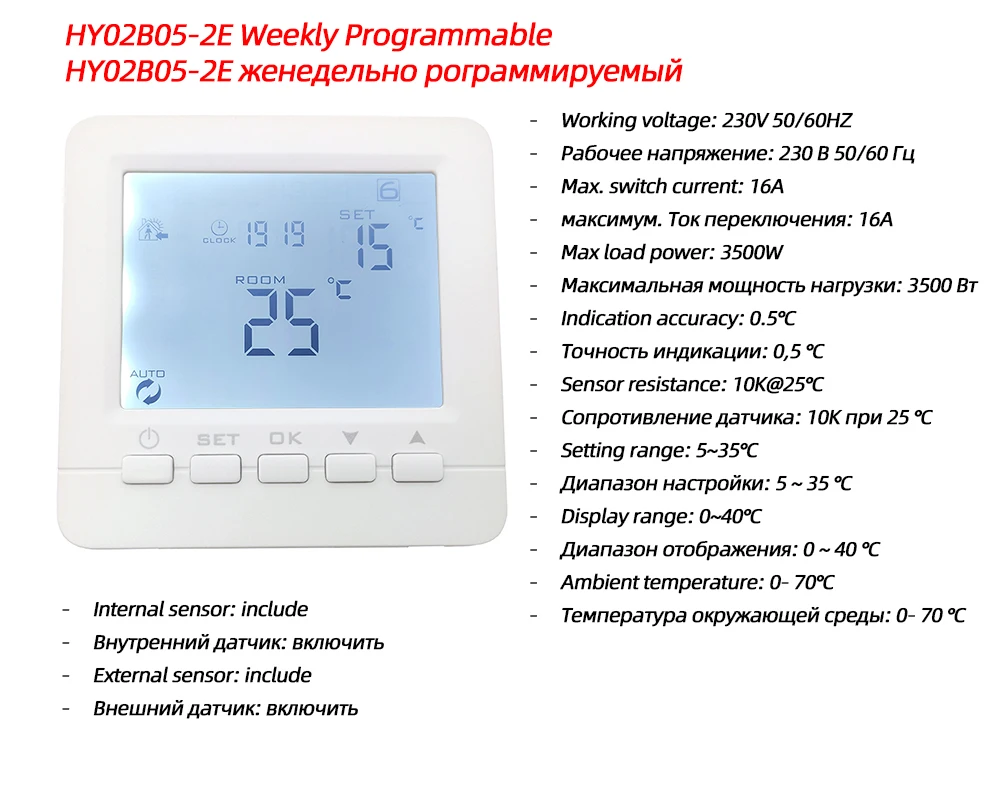 8~ 15m2 150 Вт/м2 инфракрасный с термостатом Wi-Fi коврик для подогрева пола с двойным проводником Электрический Теплый Комплект ковриков