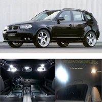 led interior car lights for bmw x3 e83 04 10 room dome map reading foot door lamp error free 12pc