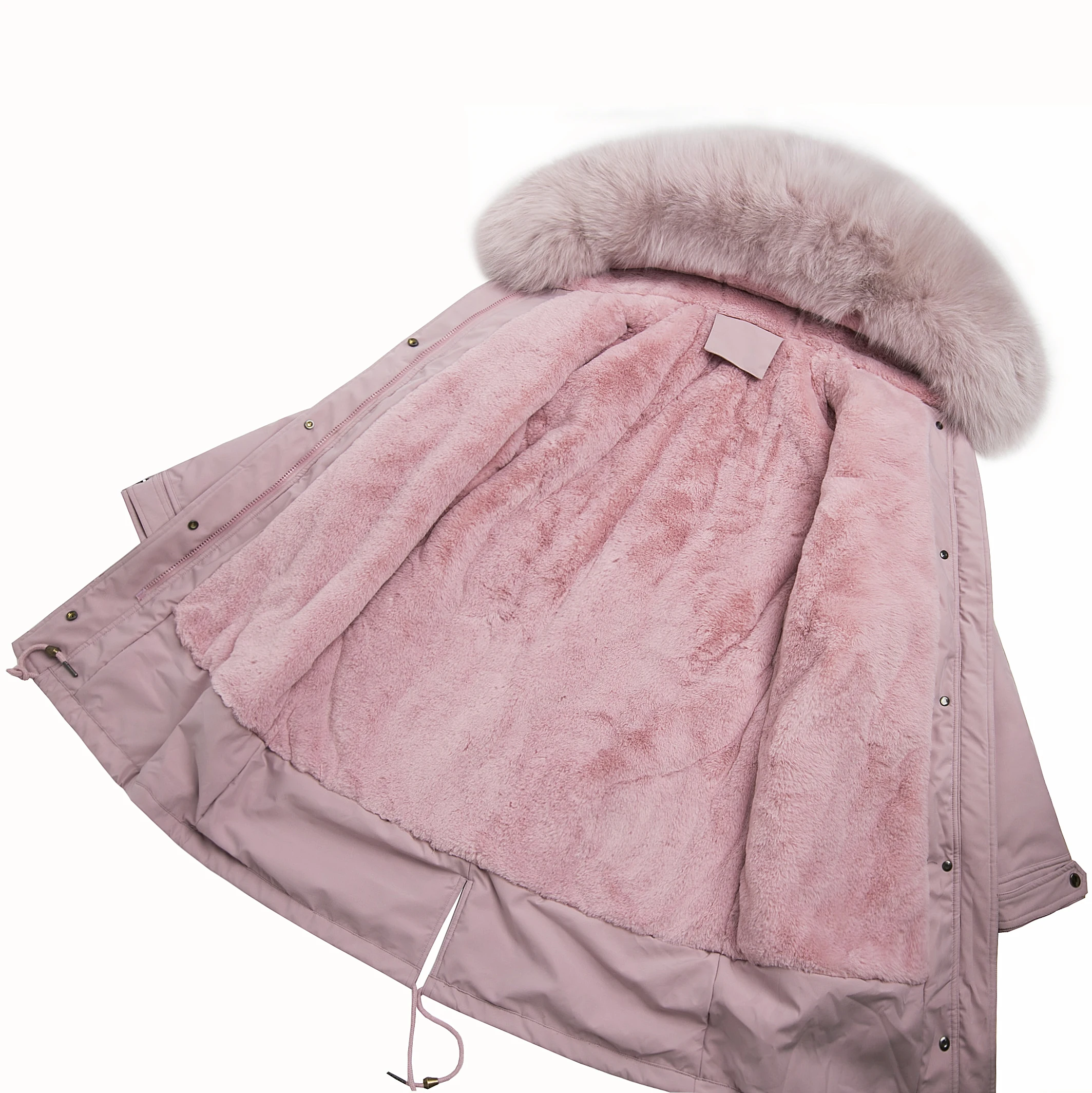 ZQLZ зимние длинные парки Женское пальто 2020 толстые теплые хлопковые с капюшоном