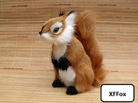 big simulation squirrel model polyethylenefurs real life cute squirrel doll gift 18x10x20cm xf2251