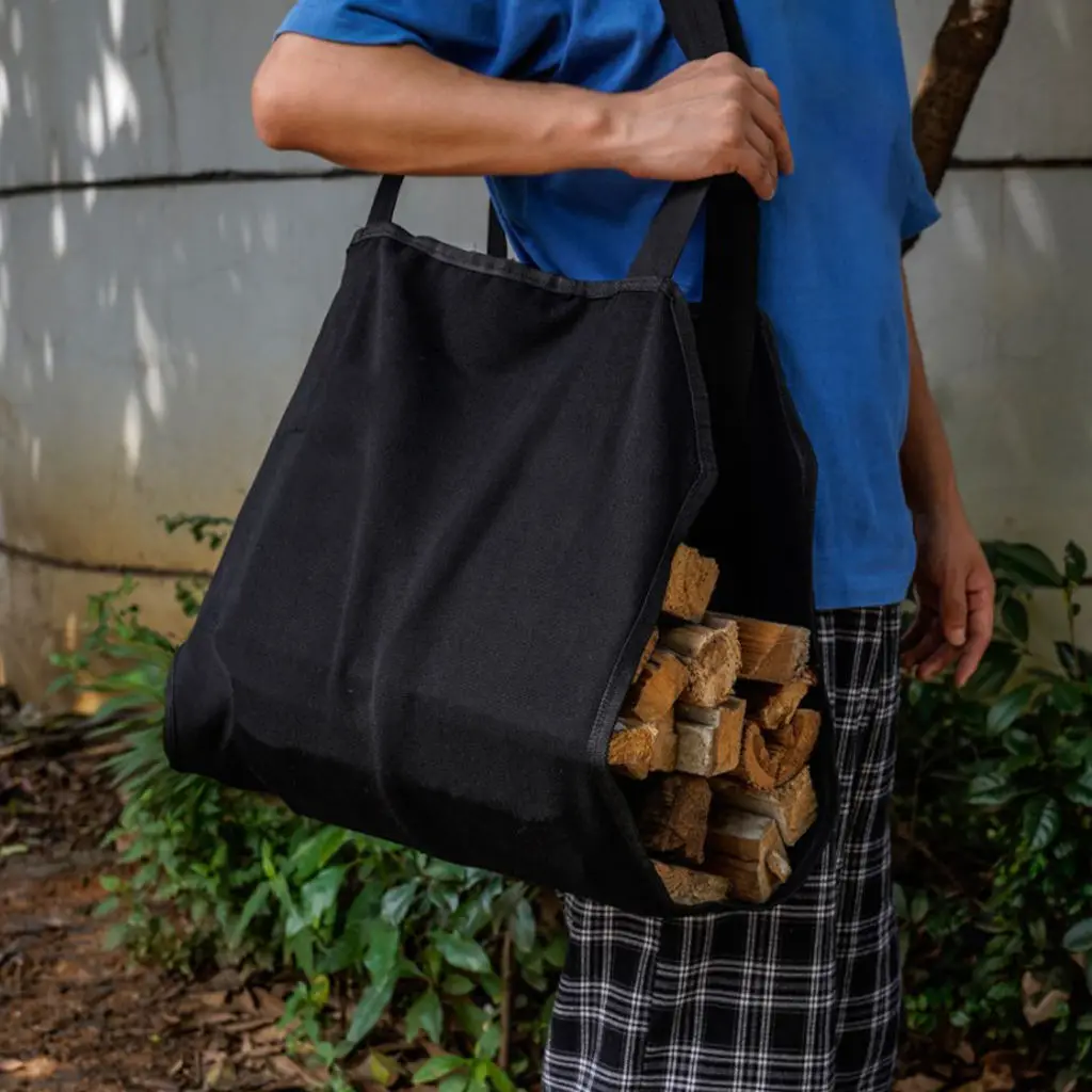 Водонепроницаемая вместительная холщовая переноска для бревен тоут кемпинга