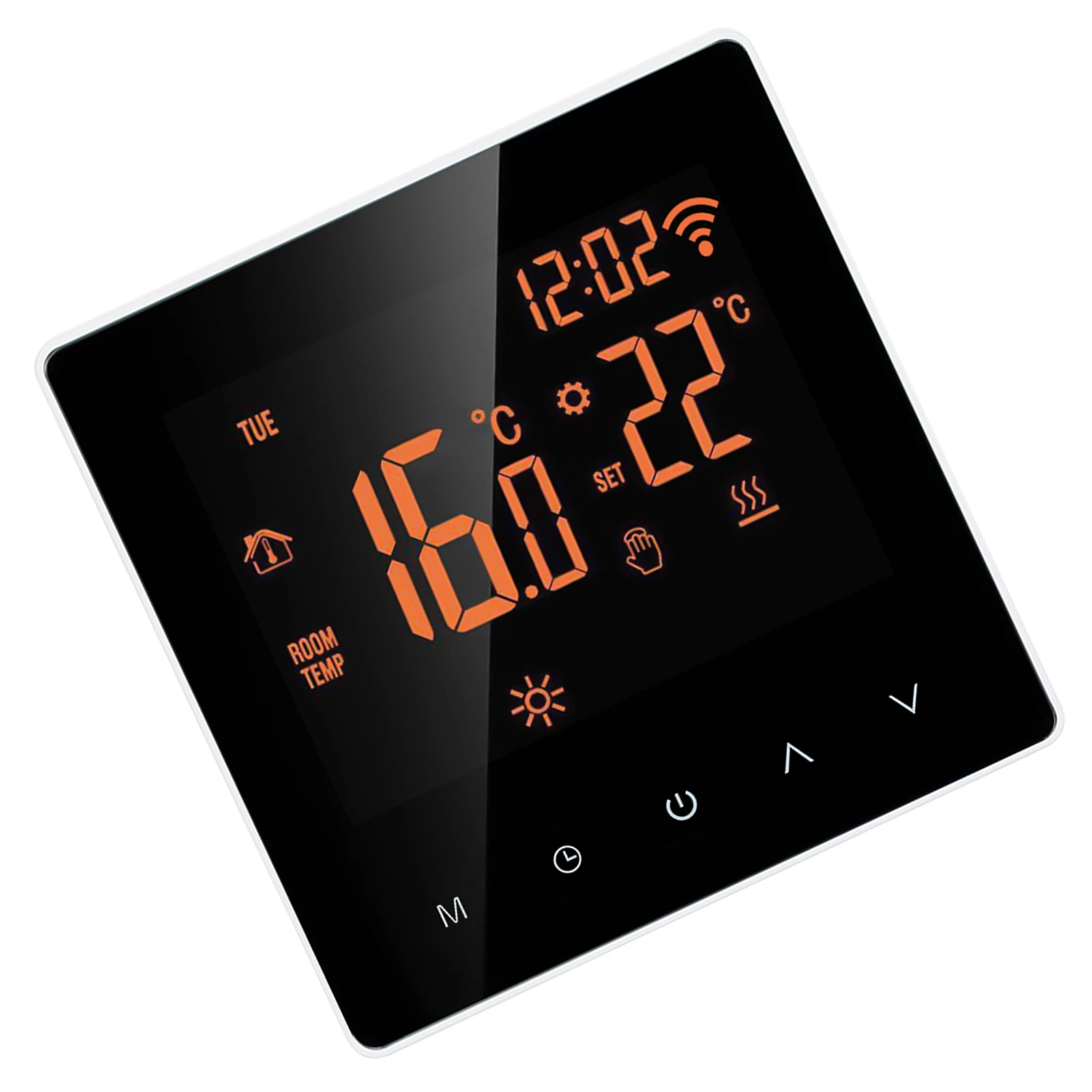 

Smart Thermostat Digital Temperature Controller LCD Display Touch Screen Week Programmable Electric Floor Heating Thermostat 16A