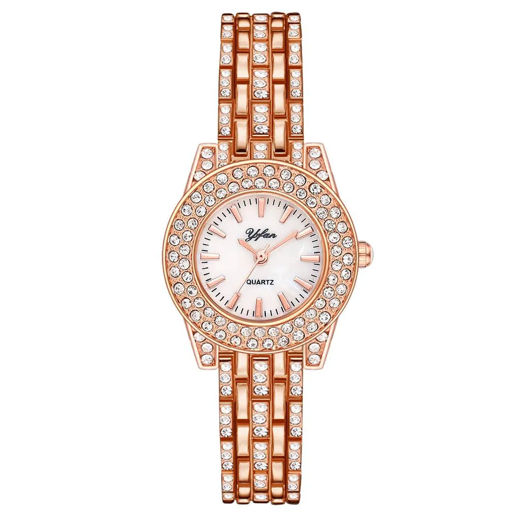 

Luxury Women Watches Romantic Starry Rose Gold Women Clock Quartz Wristwatch Fashion Ladies Wrist Watch reloj mujer