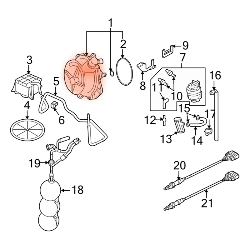 

for Passat 06-09 Brake Vacuum Pump 06D145100E