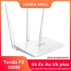Беспроводной Wi-Fi роутер Tenda F3 300 Мбитс, многоязычная прошивка, 1 * WAN + 3 * LAN порта, идеально подходит для маленького и среднего дома, простая настройка