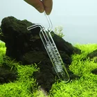 Аквариум в форме змеи спиральная СО2 диффузорный пузырь счетчик стеклянный регулятор распылителя аквариум присоска для домашних животных