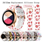 Ремешок для наручных часов, браслет для Samsung Galaxy Watch Active 2, Galaxy Watch 3 45 мм Gear S3 Huami Amazfit Bip, 20 22 мм