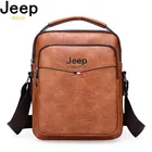 Мужская сумка для путешествий JEEP BULUO, оранжевая сумка-мессенджер из спилковой кожи, модная сумка на плечевом ремне, все сезоны, 2019