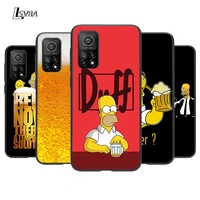 cartoon beer glass silicone cover for xiaomi mi note 11 10t 10 9 9t se 8 lite pro ultra 5g phone case shell